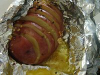 barbecued potatoes