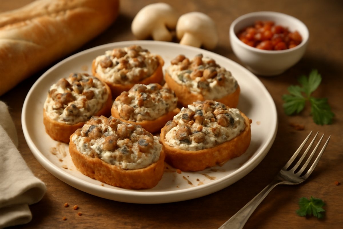 Toasted Mushroom Bread