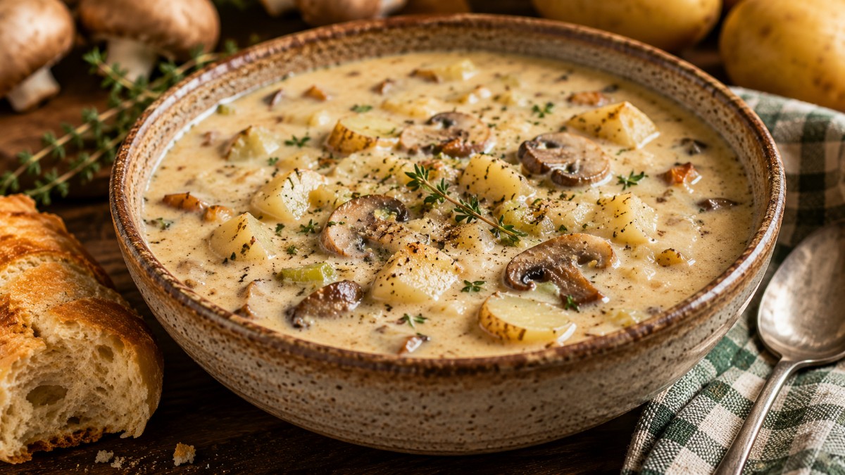Mushroom & Potato Chowder
