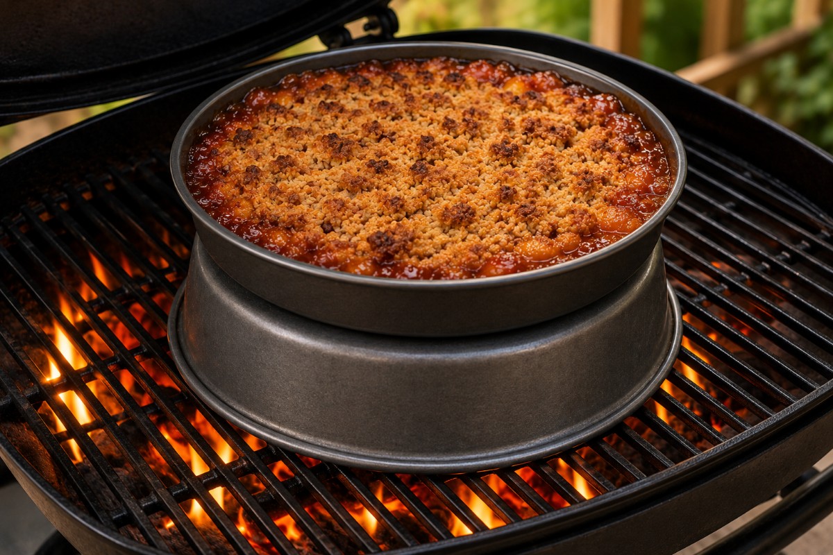Grilled Apple Crisp