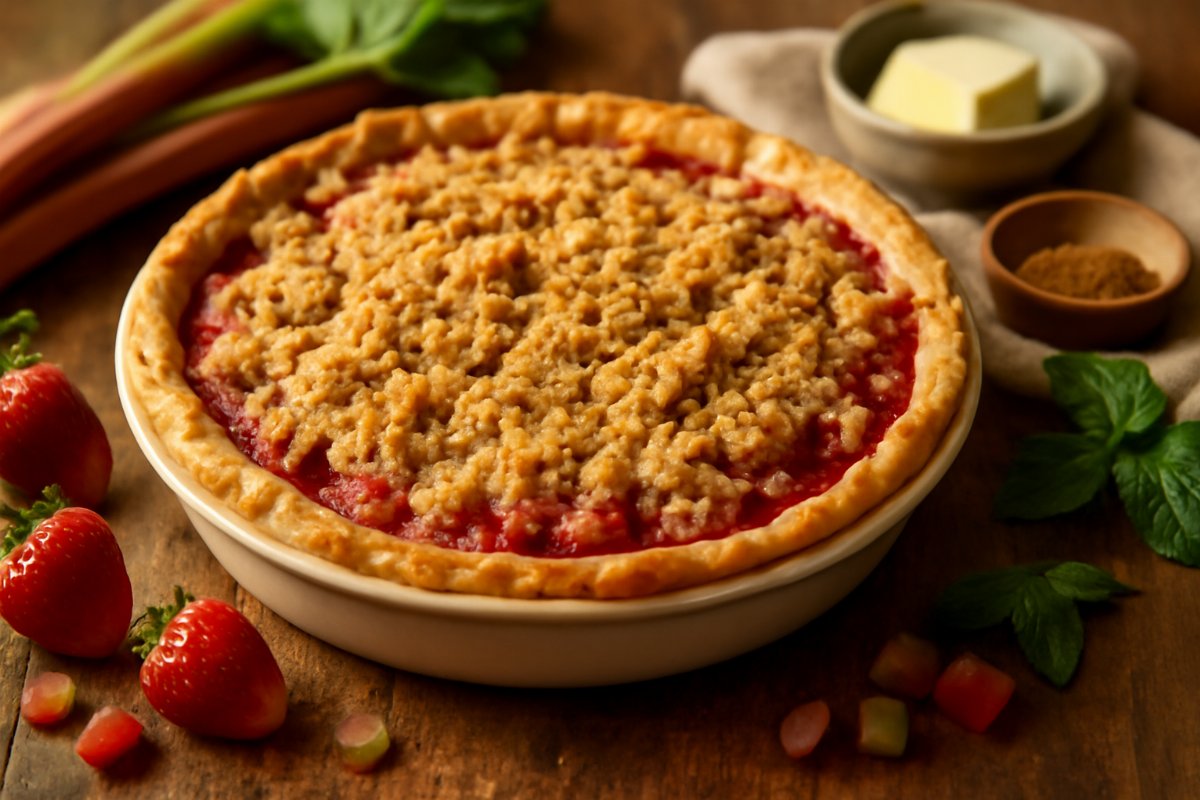 Strawberry Rhubarb Pie 