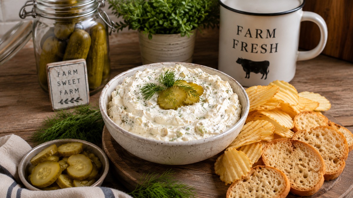 Creamy Dill Pickle Dip