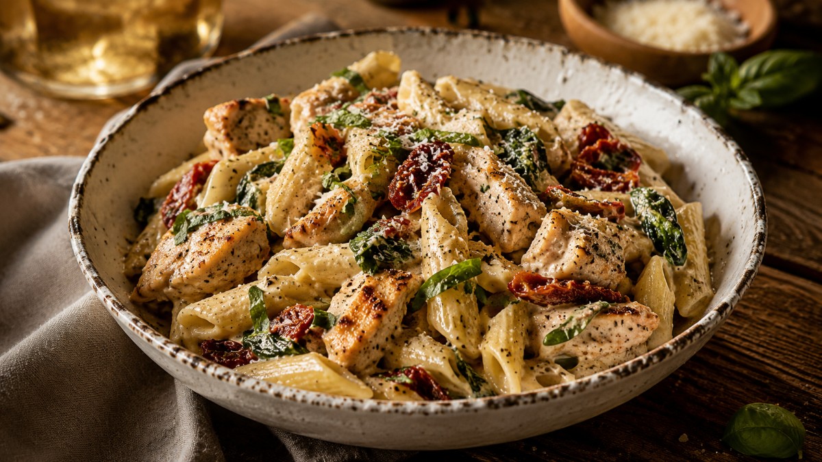 Creamy Tuscan Chicken Pasta