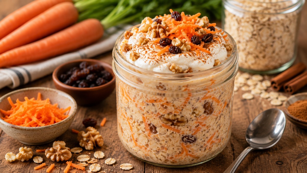 Carrot Cake Overnight Oats