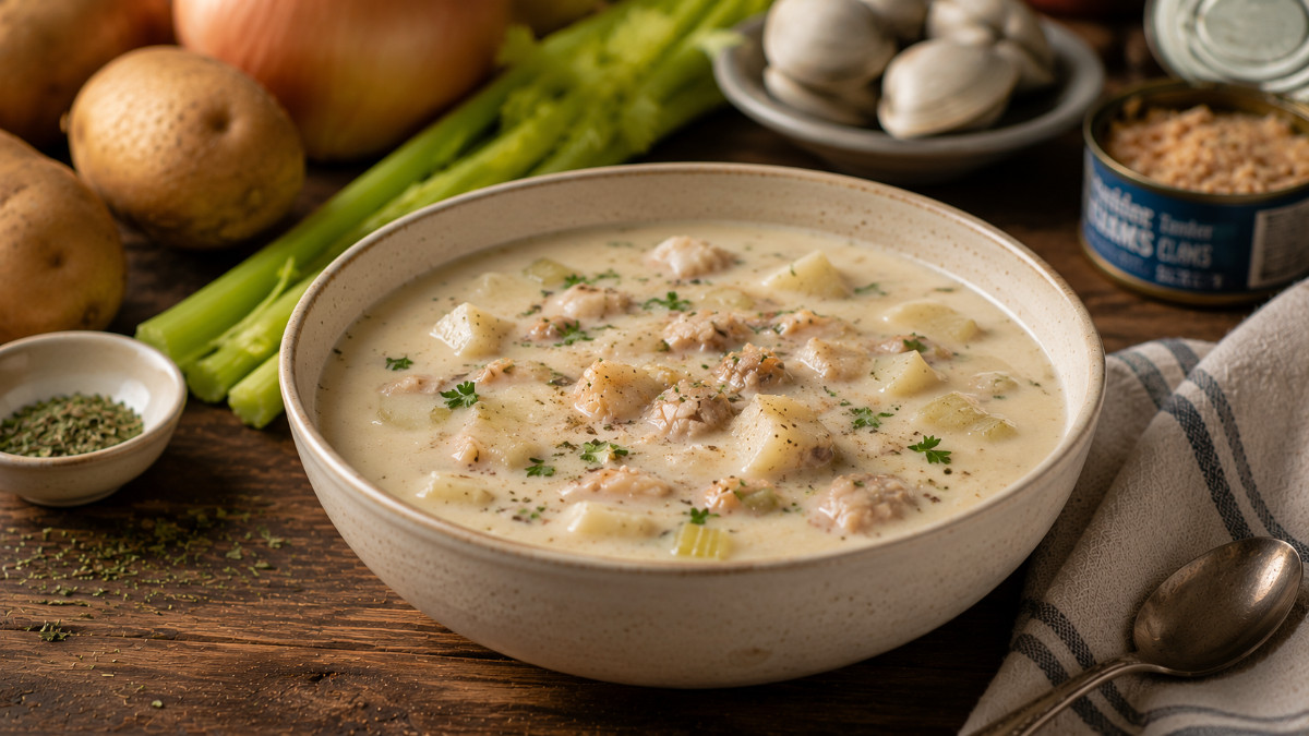Clam or Tuna Chowder