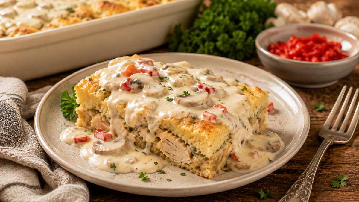 Chicken Casserole with Sauce