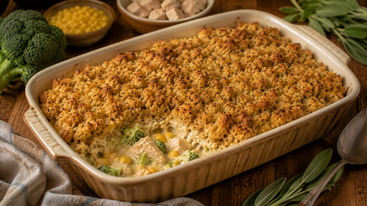 Scalloped Chicken Casserole