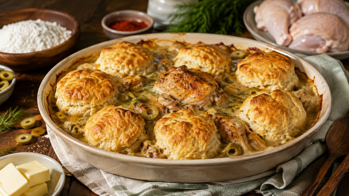 Chicken and Biscuit Casserole