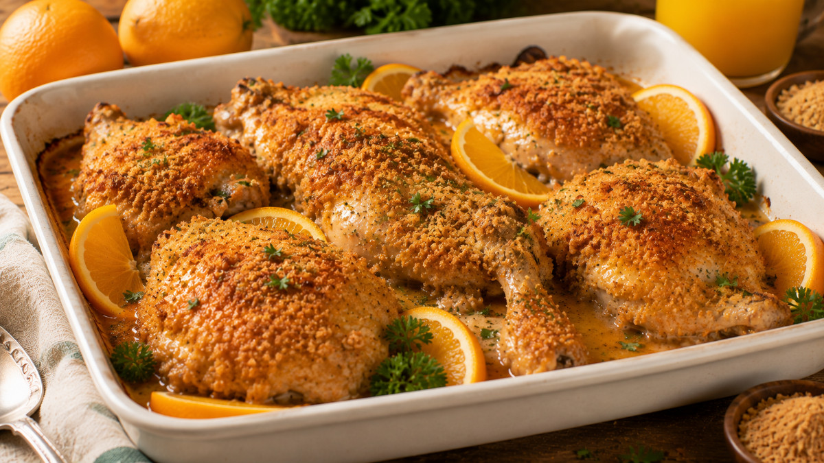 Crumby Orange Chicken