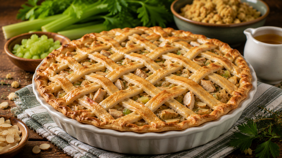 Chicken and Dressing Pie