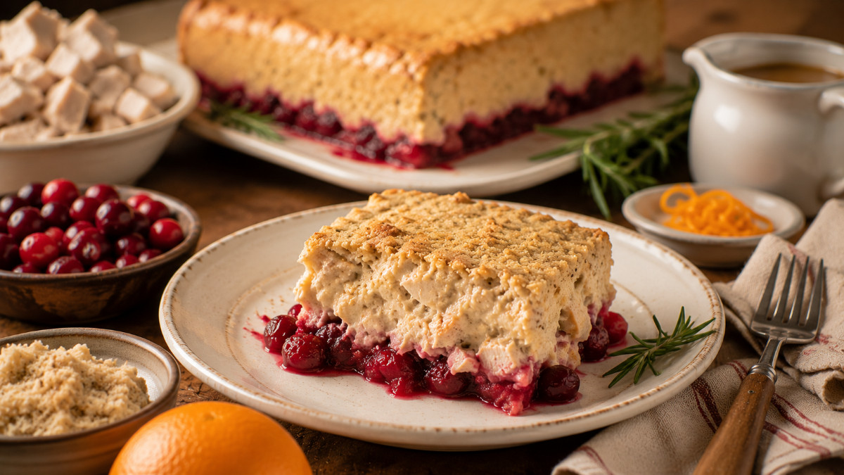 Turkey-Cranberry Squares