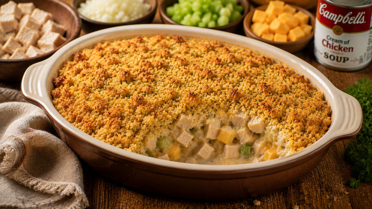 Turkey-Cheese Casserole