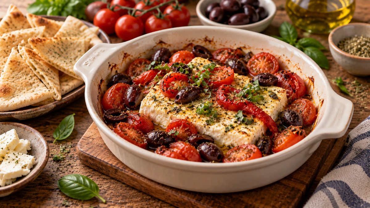 Mediterranean Baked Feta