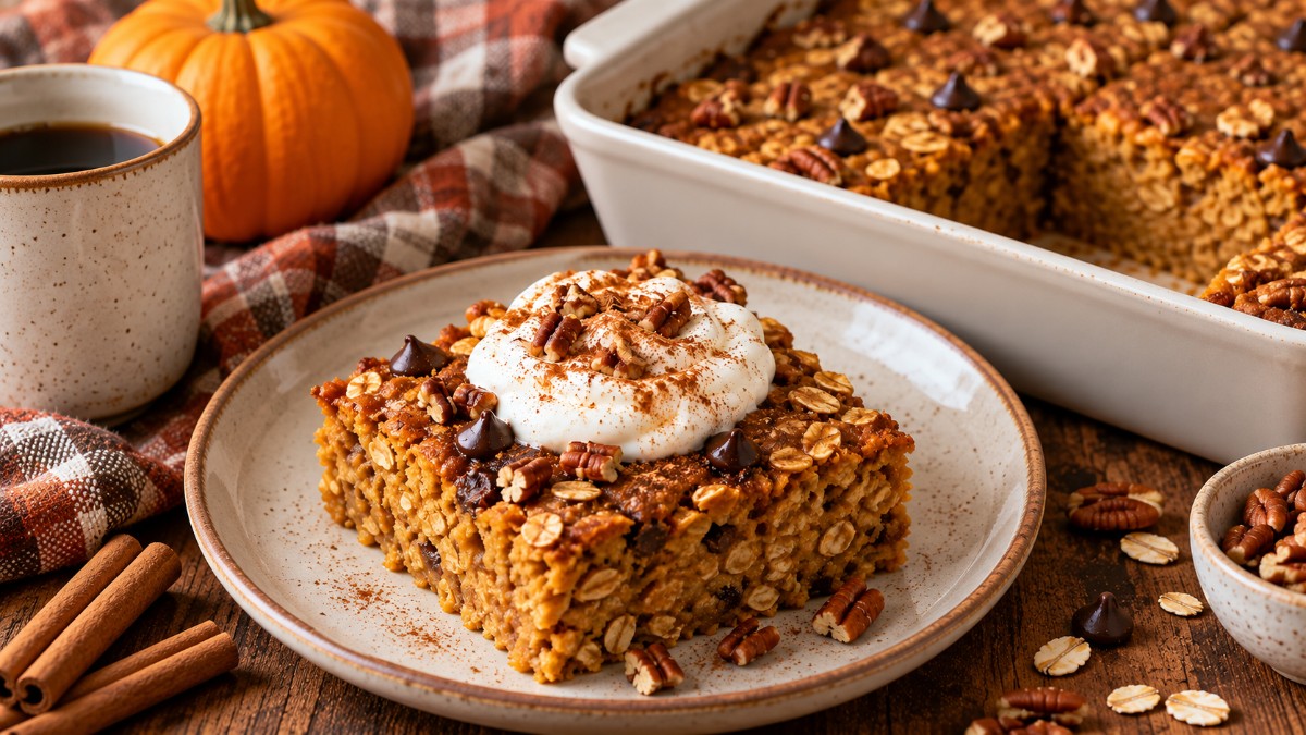 Pumpkin Baked Oatmeal
